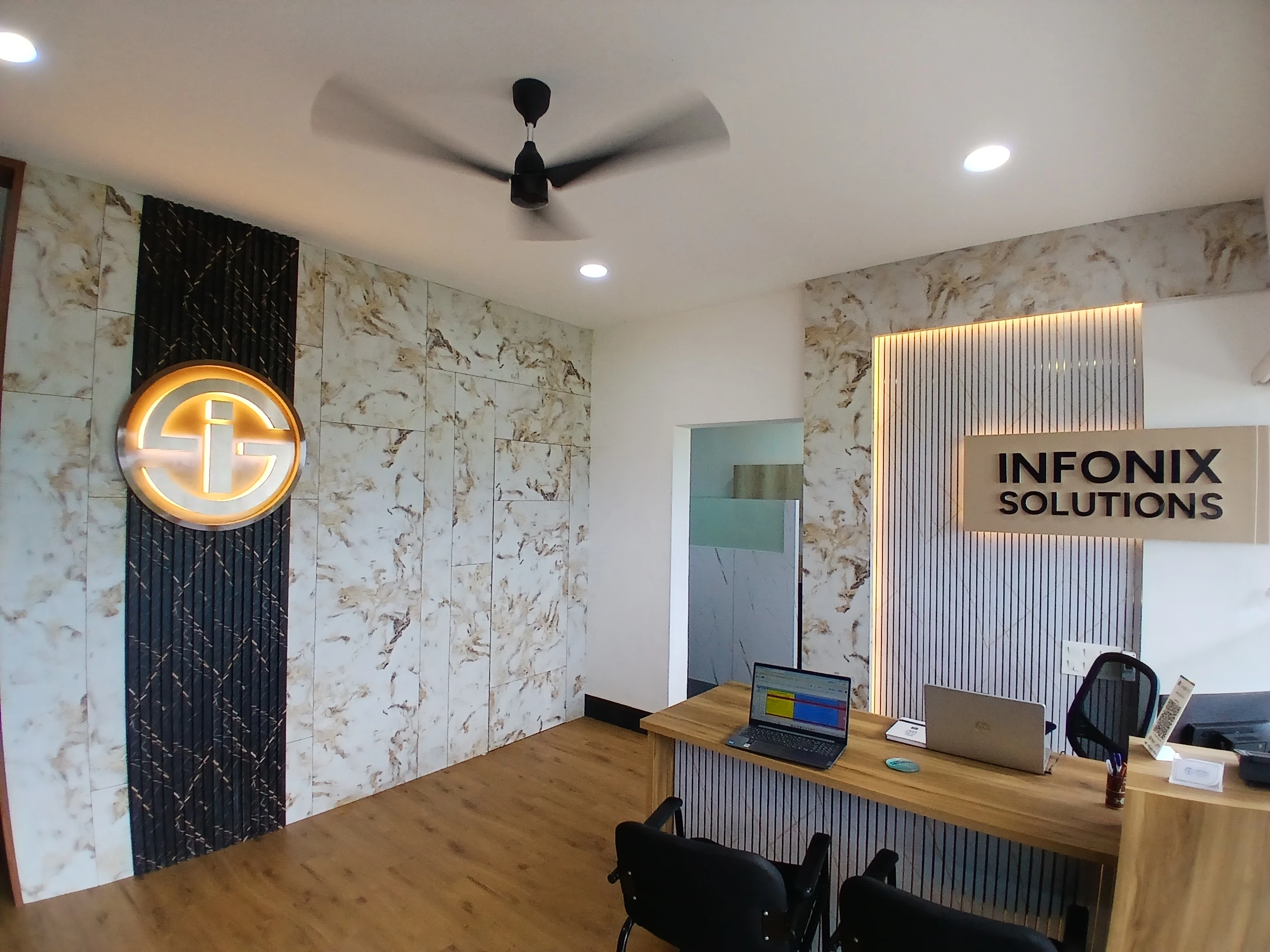 Infonix Solutions Reception and Technology Center
