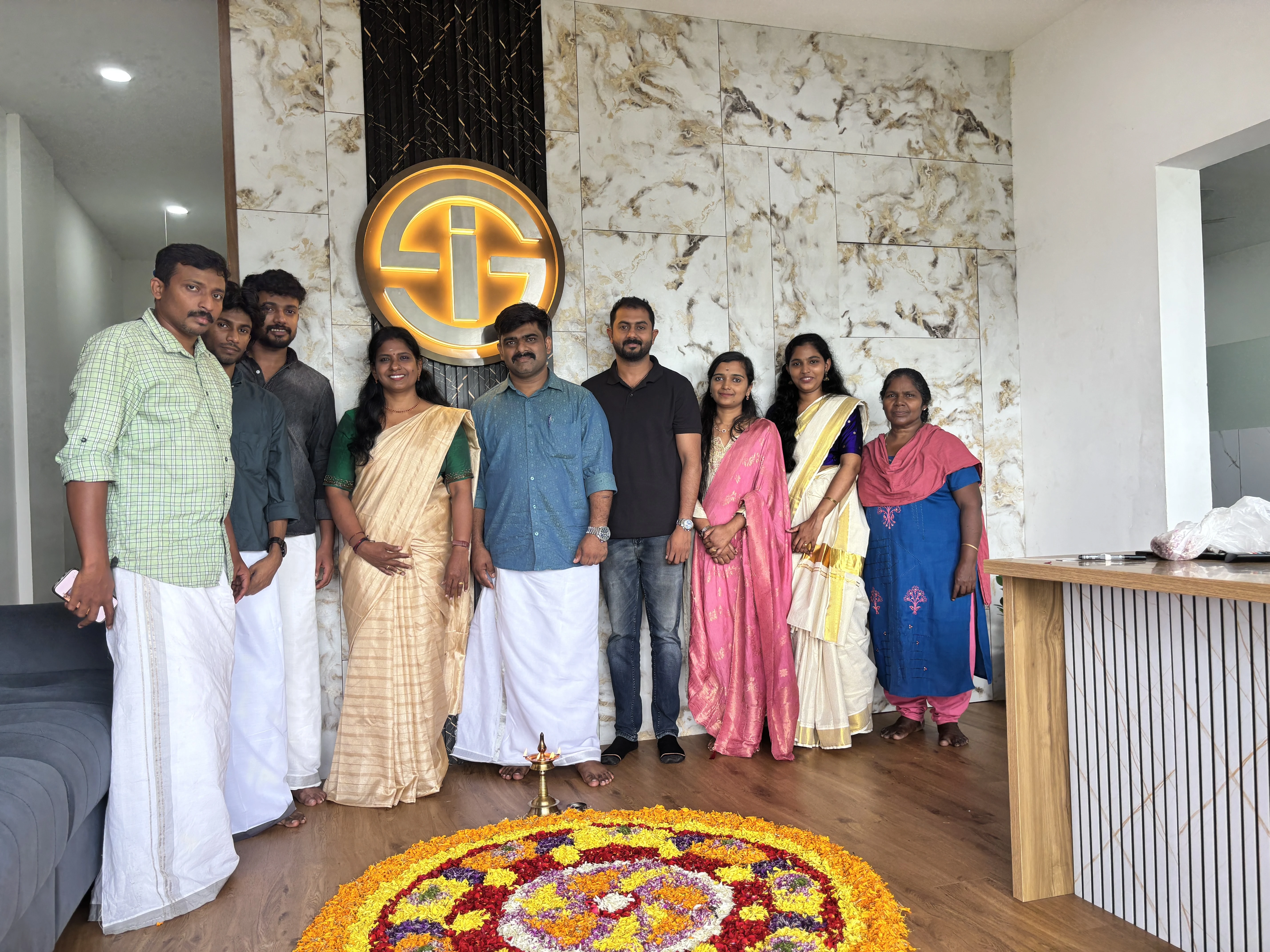 Infonix Onam Celebration with Pookalam